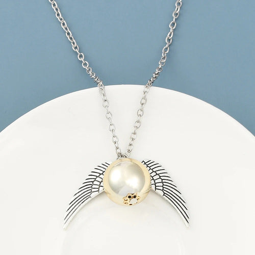 Silver Snitch Necklace